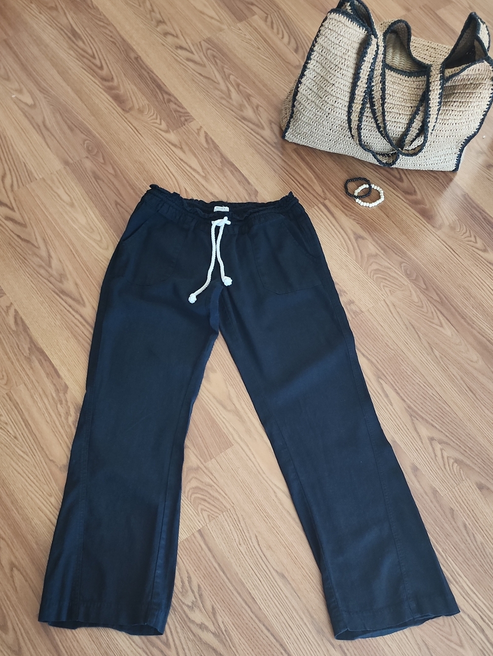 Roxy Womens Black Pants